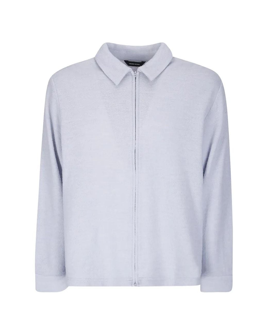Hiking Patrol Blue Edge Zip-Up Shirt for men