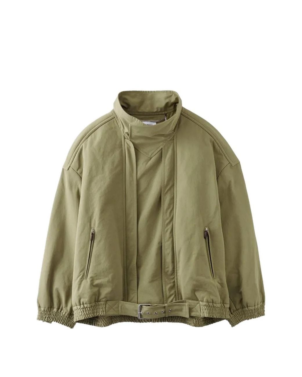 Chaqueta Con Cinturón Hed Mayner de color Green