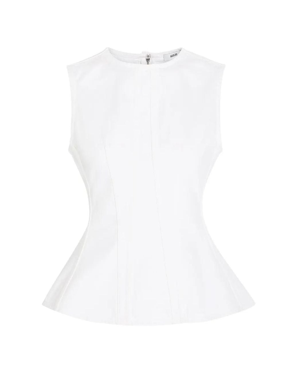 Agolde White Corbin Top