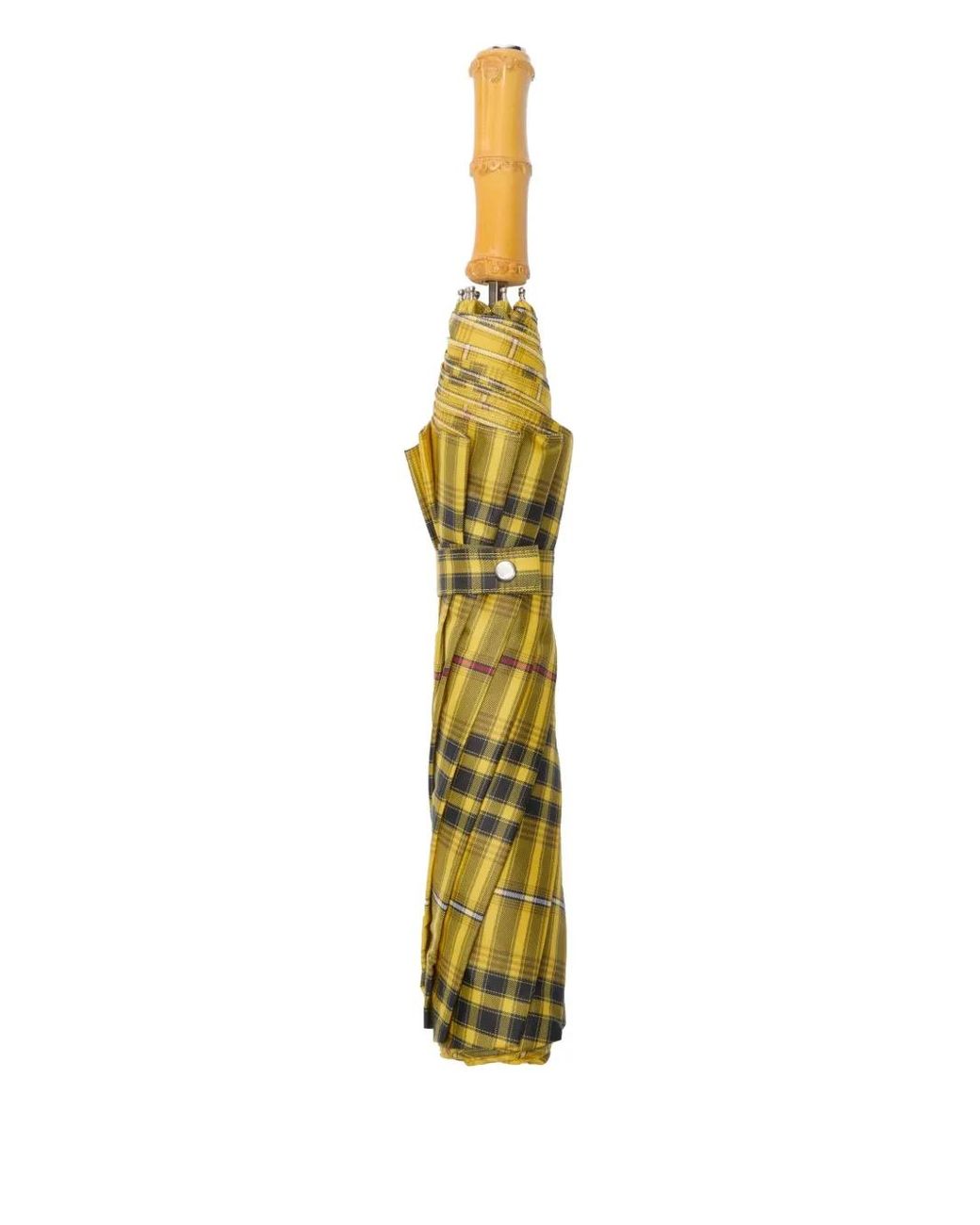 Burberry Yellow Checked Umbrella