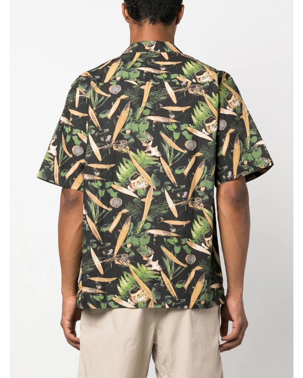 Carhartt Green Graphic-Print Short-Sleeve Shirt for men