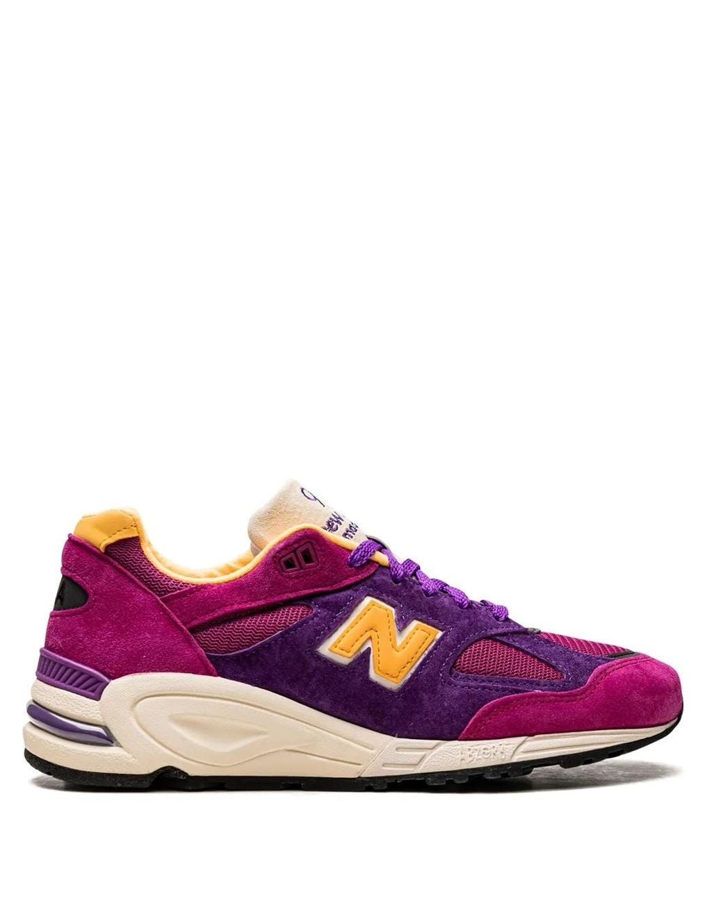 New Balance Purple 990V2 Sneakers