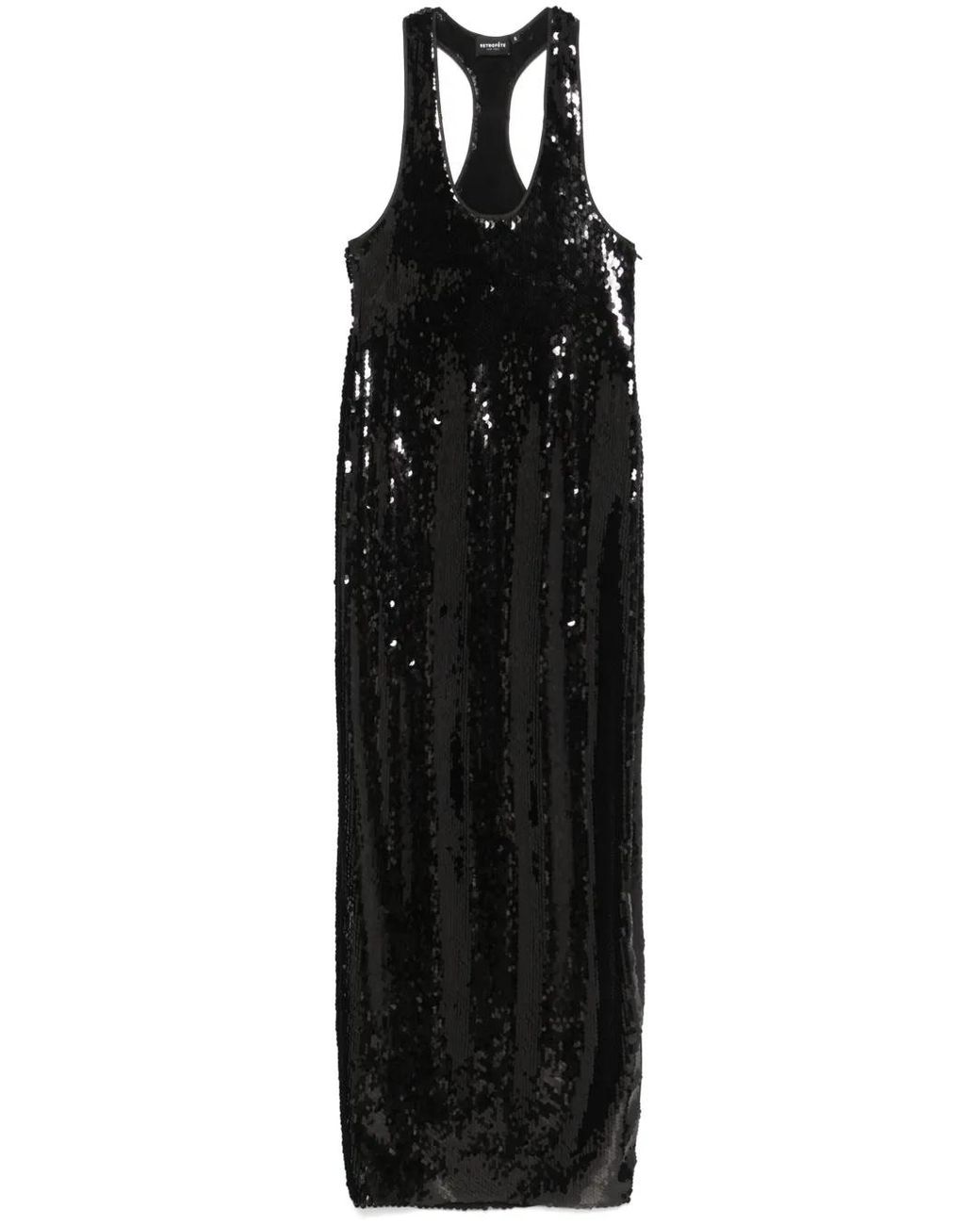 retroféte Black Bella Maxi Dress