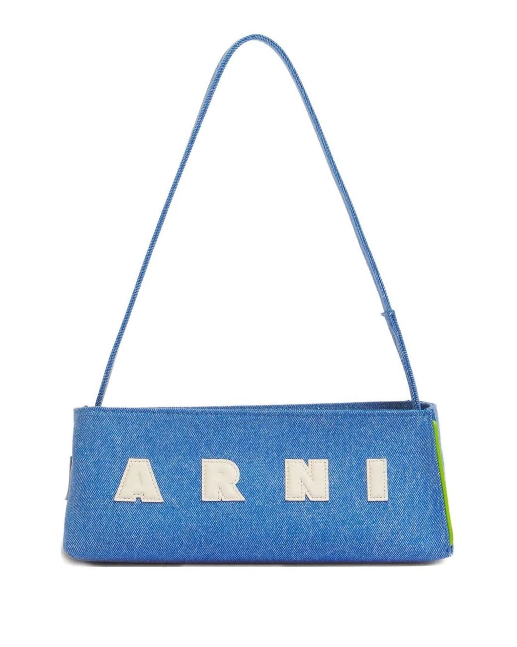 Marni Blue Museo Shoulder Bag