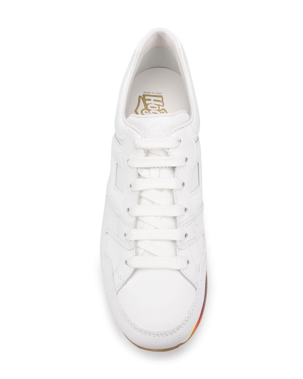 Hogan Sneakers mit Regenbogen-Sohle in Weiß | Lyst DE