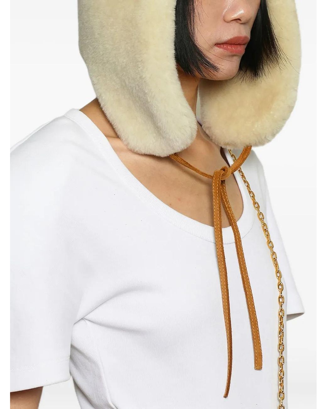 Jacquemus White La Chapka Beanie