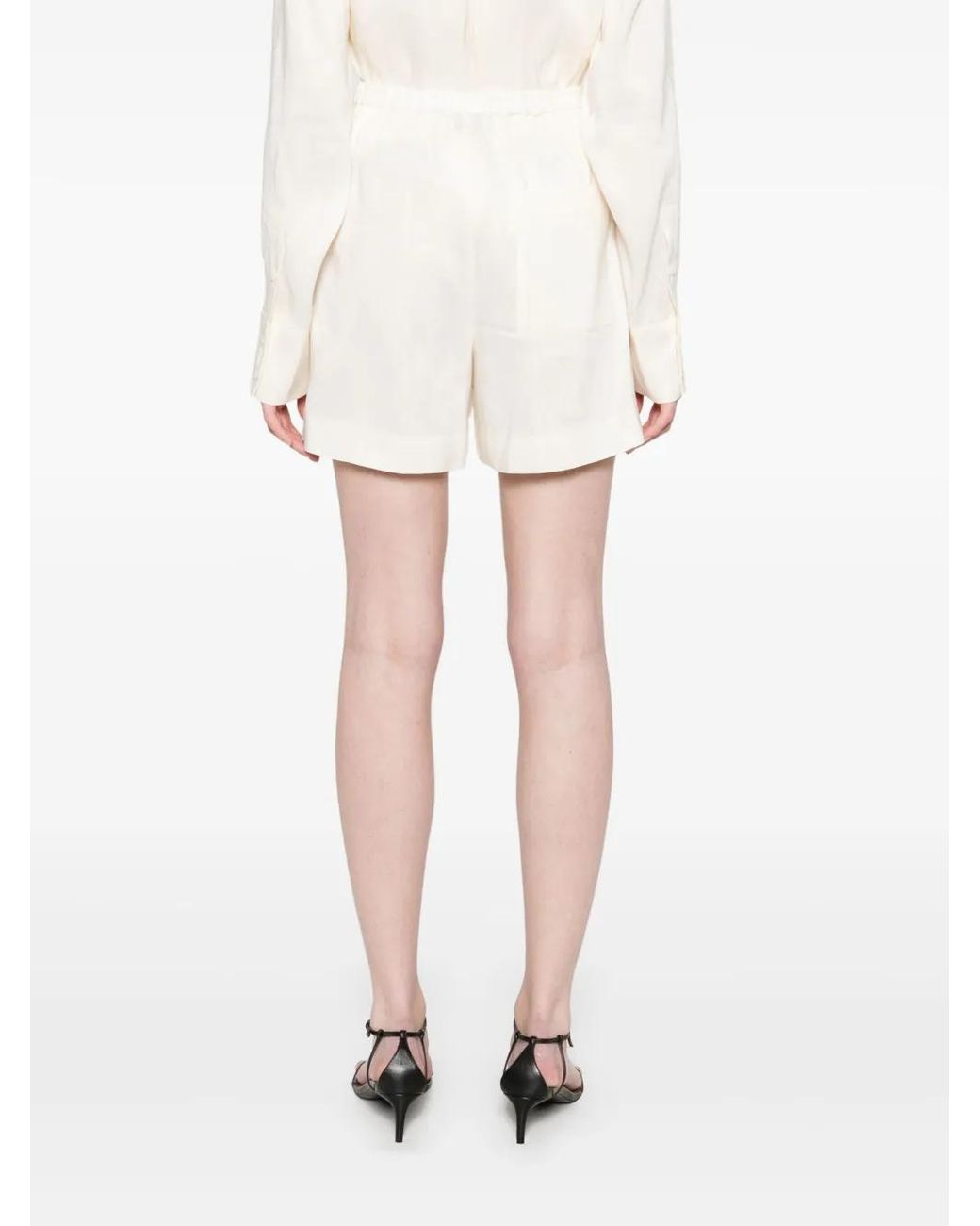 Loulou de Saison White Adonia Shorts