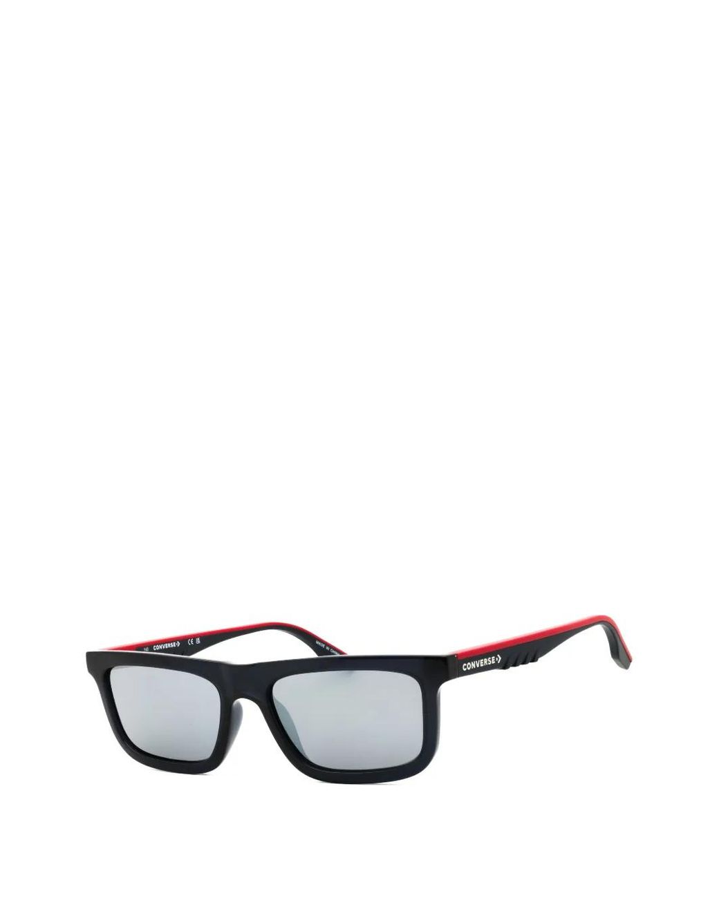 Converse Black Rectangle-Frame Sunglasses