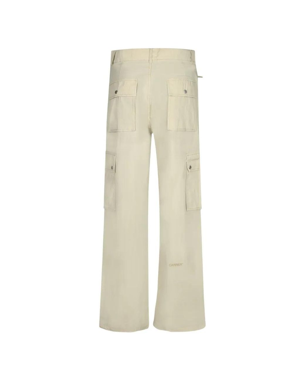Carrera White Logo-Print Cargo Pants for men