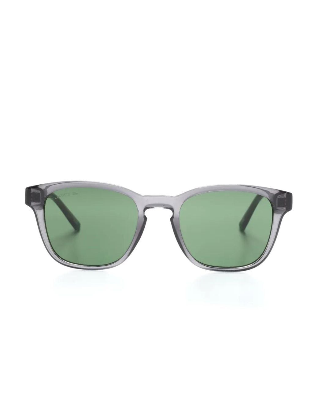 Lacoste Green Square-Frame Sunglasses for men