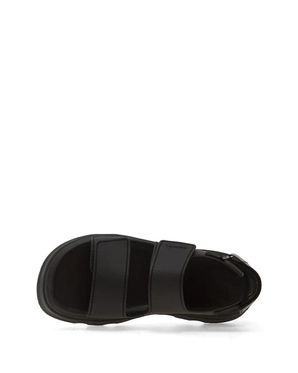 Sorel Black Sandales Kinetic Sunchase À Attache Scratch