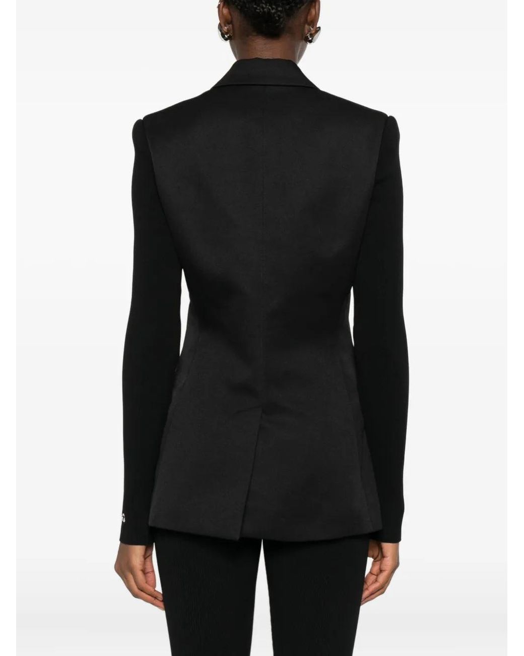 Coperni Black Hybrid Rib Jacket