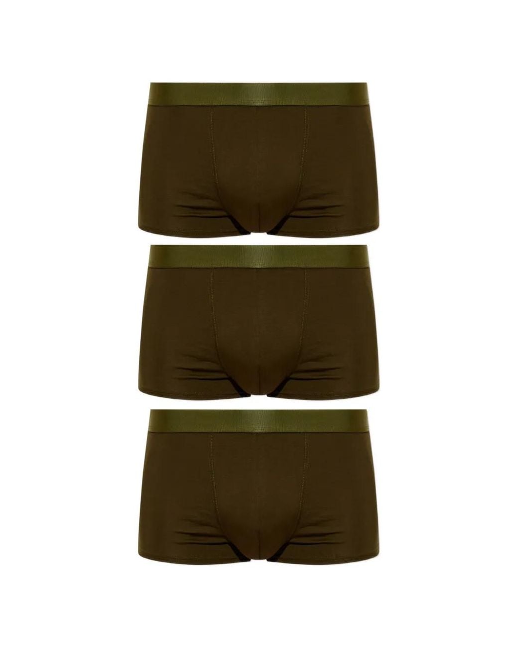 CDLP Green Logo-Waistband Boxers (Set Of Three) for men