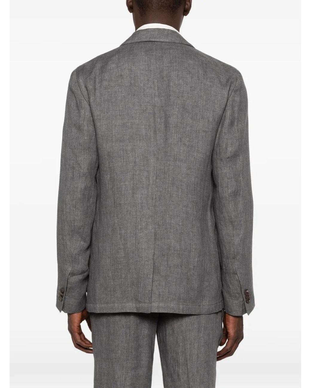 Etro Gray Patch-Pocket Blazer for men