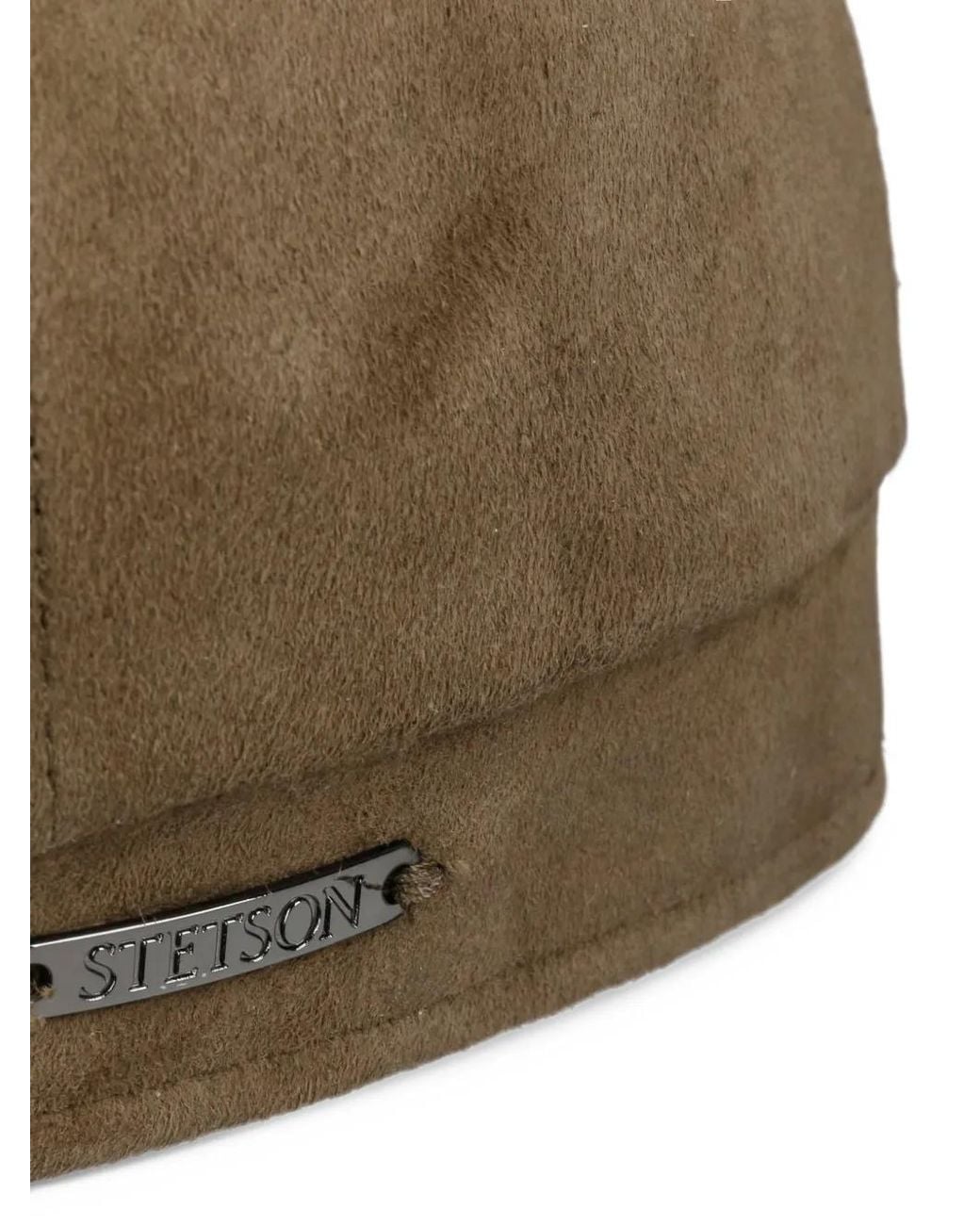 Stetson Brown Brooklin Suede Flat Cap