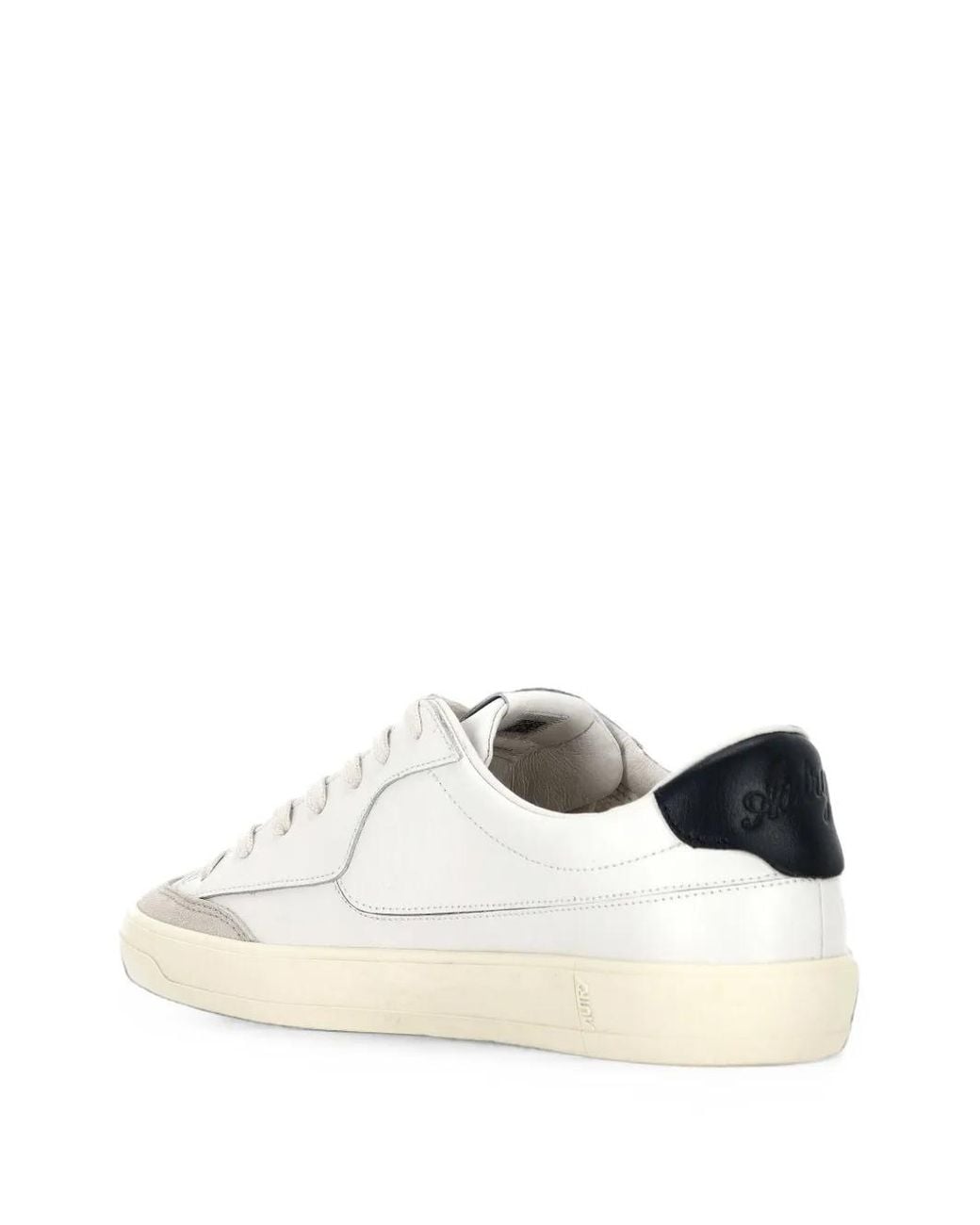 Autry Natural Windscape Logo-Patch Suede-Trim Sneakers for men