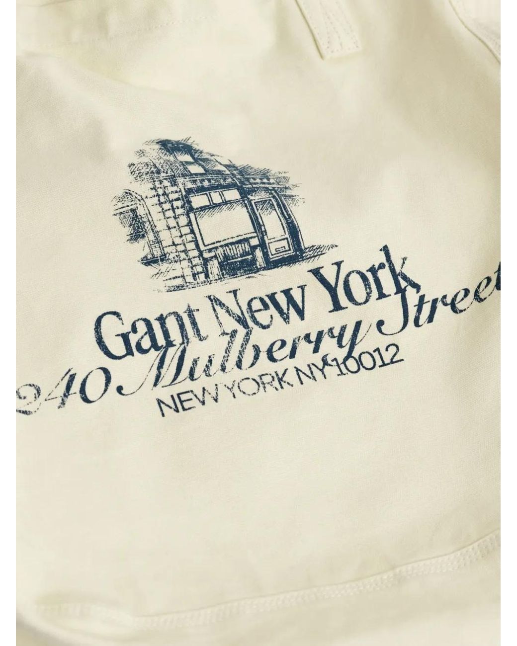Mulberry White Printed Tote Bag
