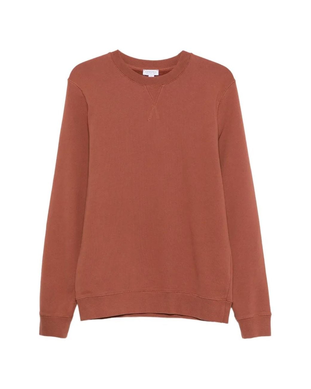 Sunspel Brown Sweat À Col Rond for men