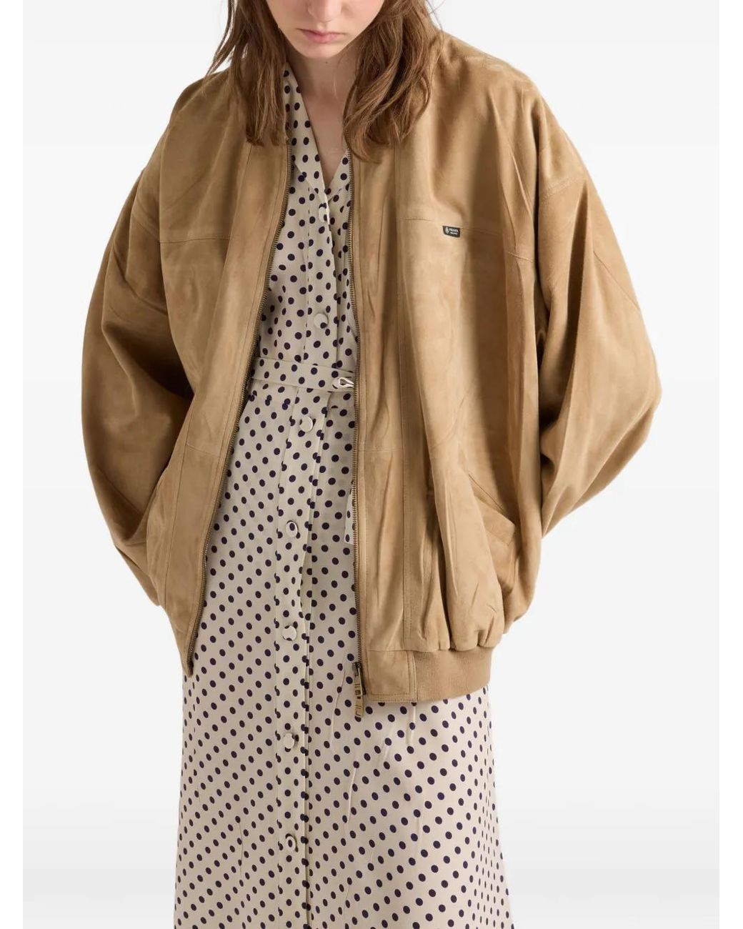 Prada Natural Suede Jacket