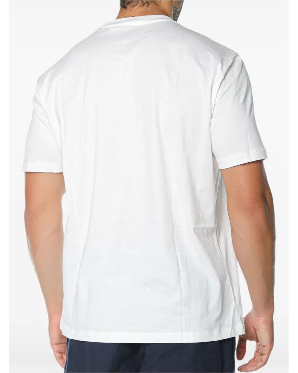 ARMANI EXCHANGE White Graphic-Print T-Shirt for men