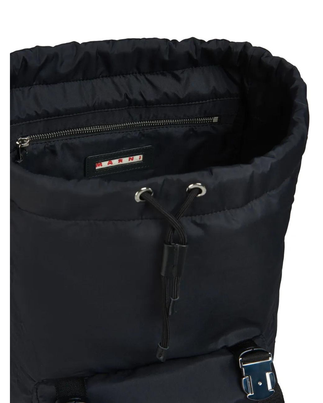 Marni Black Puff Backpack for men