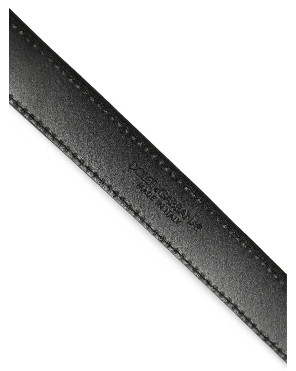 Dolce & Gabbana Black Buckle Belt for men