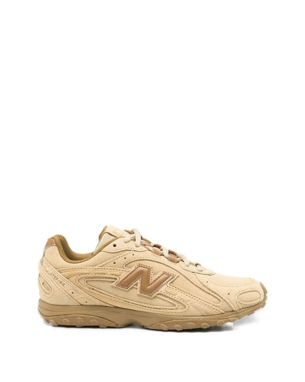 New Balance Natural Logo-Patch Paneled Sneakers