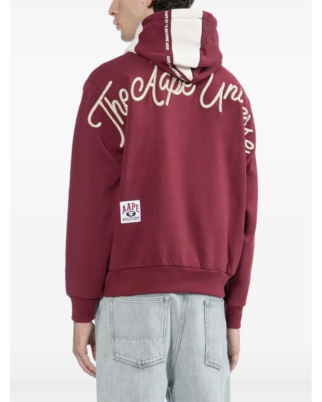 Aape By A Bathing Ape Moonface Bomberjack in het Red voor heren