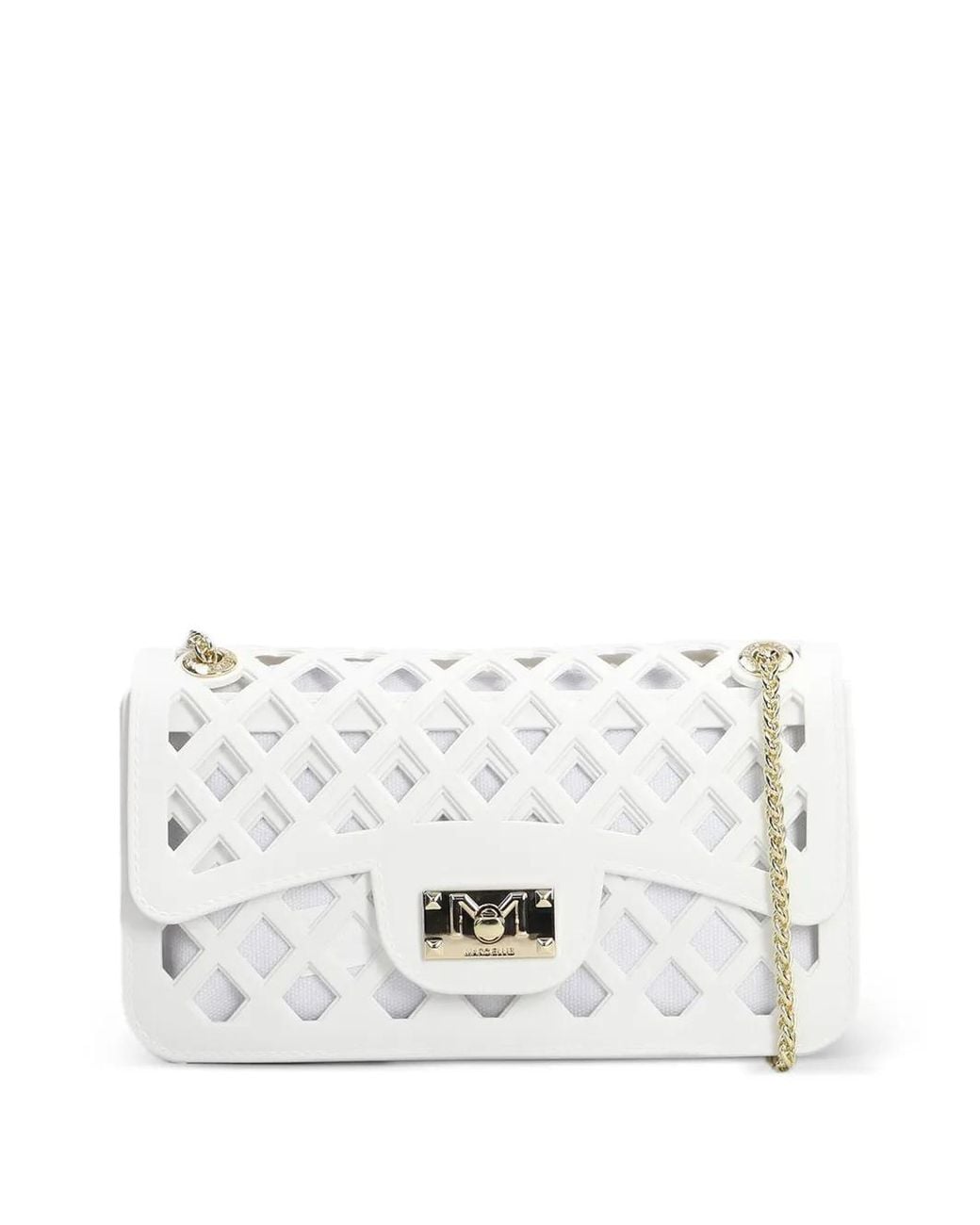 Marc Ellis White Cut-Out Detail Shoulder Bag