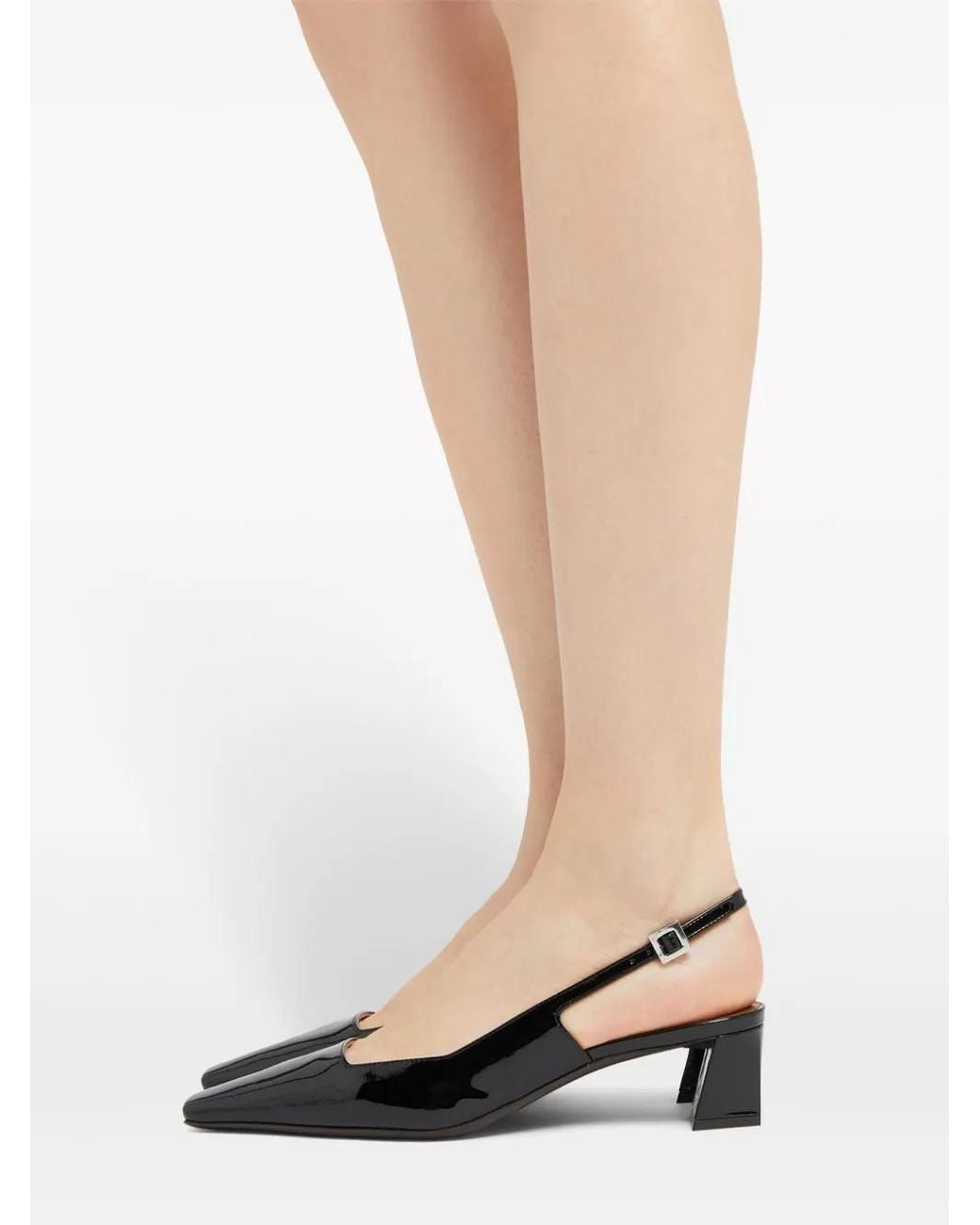Giuseppe Zanotti Black 45Mm Brendha Sling Back Pumps