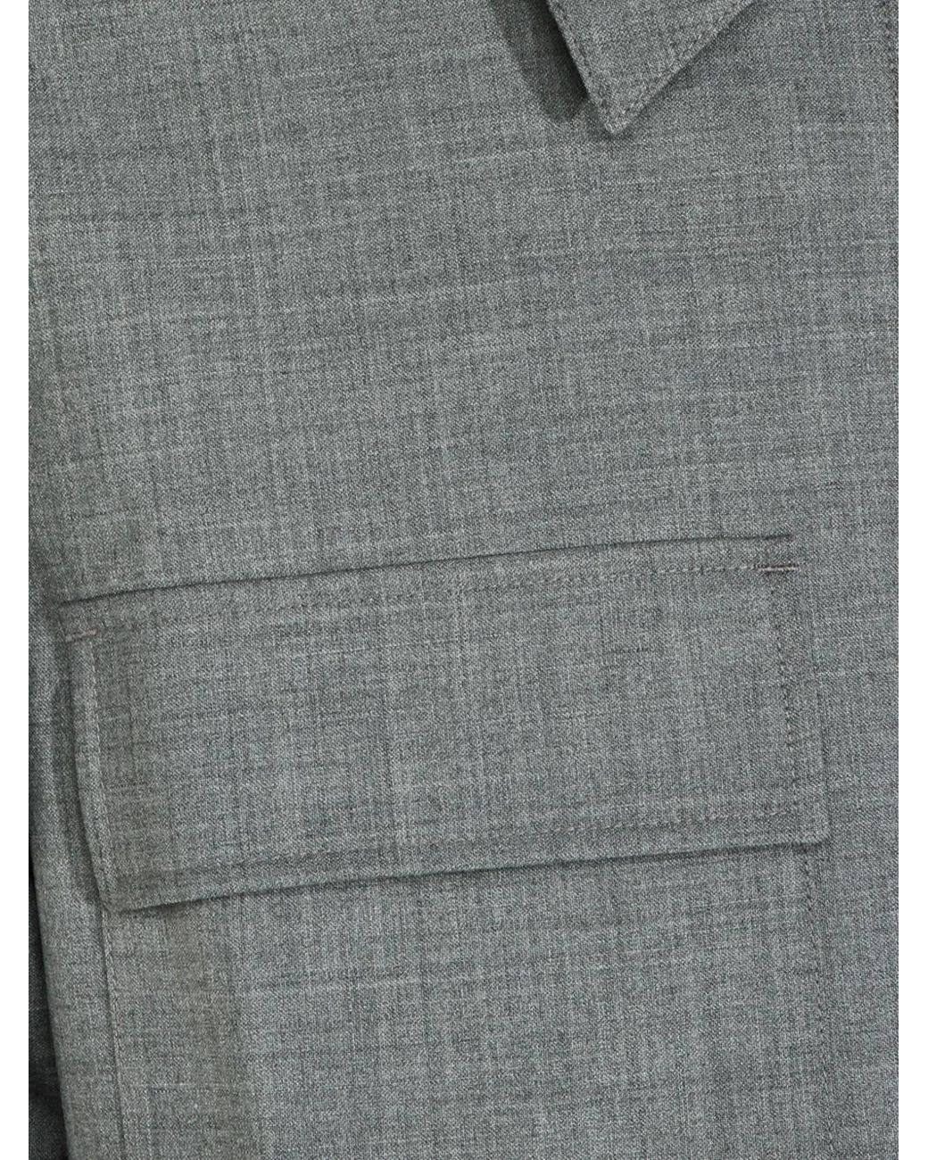 NN07 Gray Zip Pocket Jacket for men
