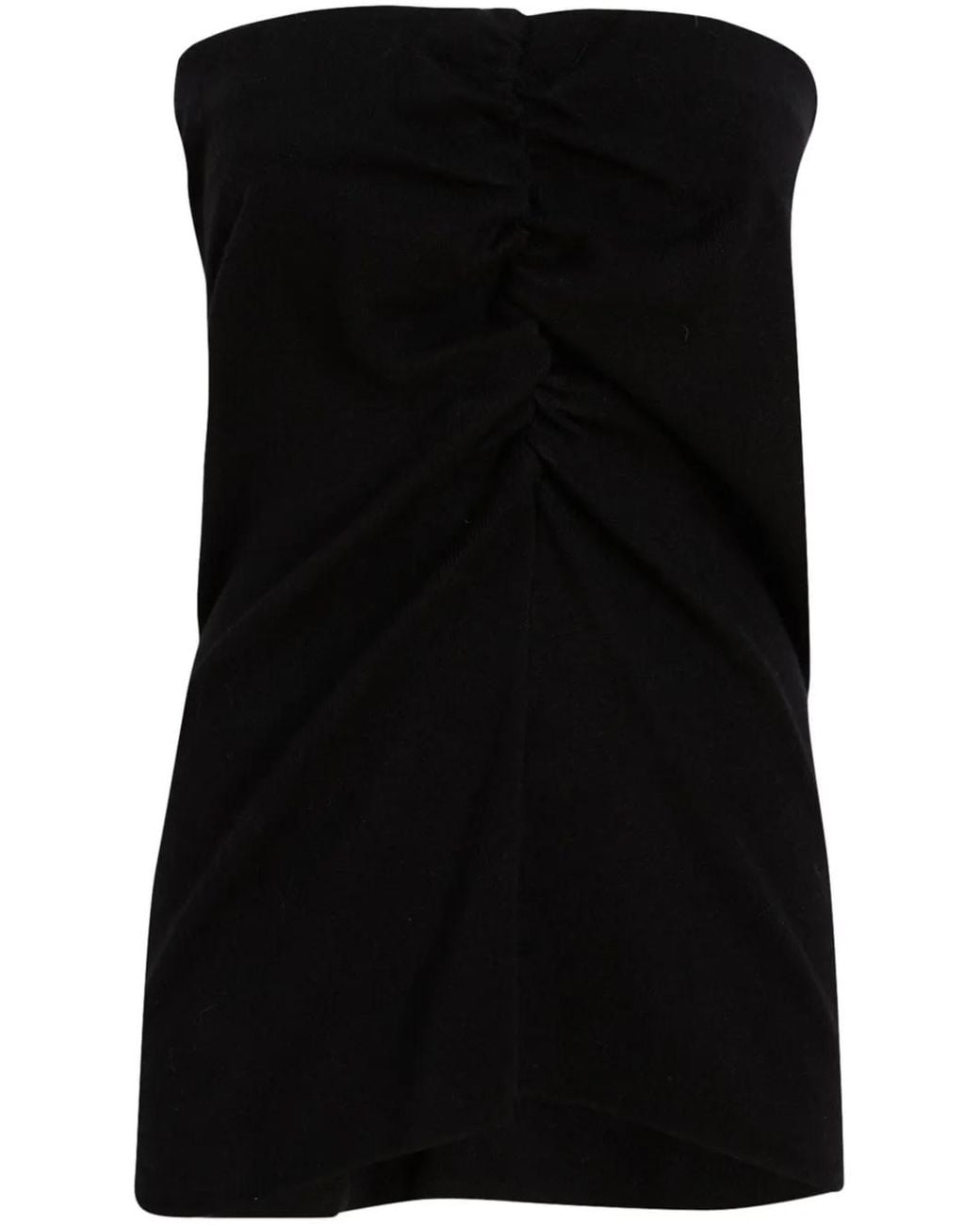 Akep Black Ruched Tube Top