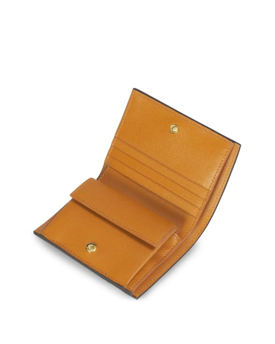 Marni Brown Portemonnaie Aus Saffiano-Leder