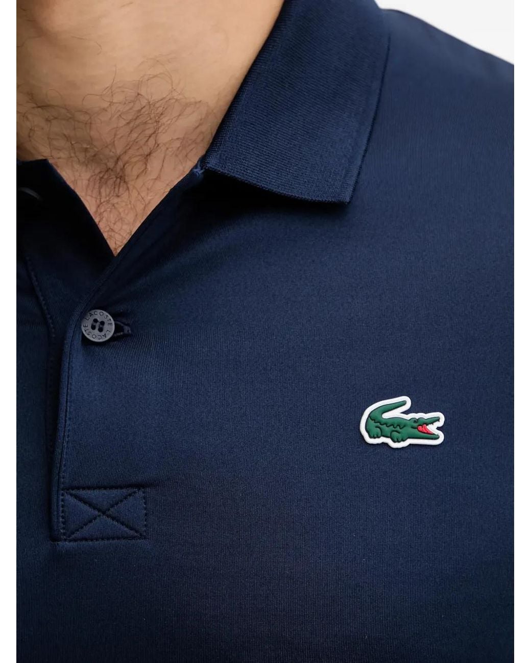 Lacoste Blue Long-Sleeve Polo Shirt for men