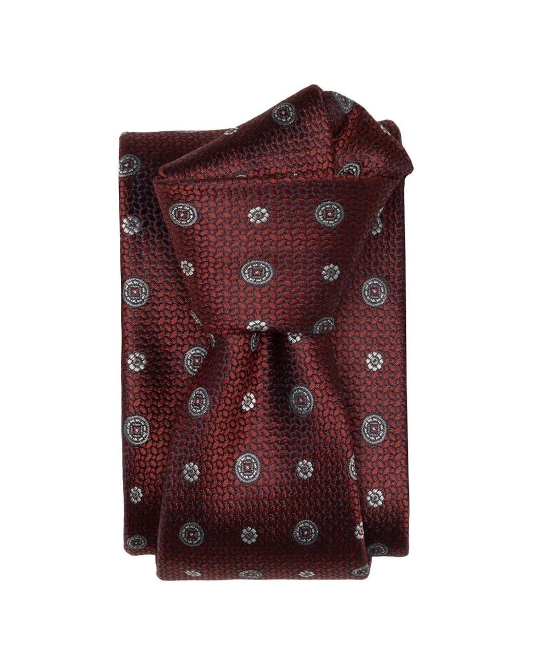 Elizabetta Purple Benelli Jacquard-Woven Tie for men