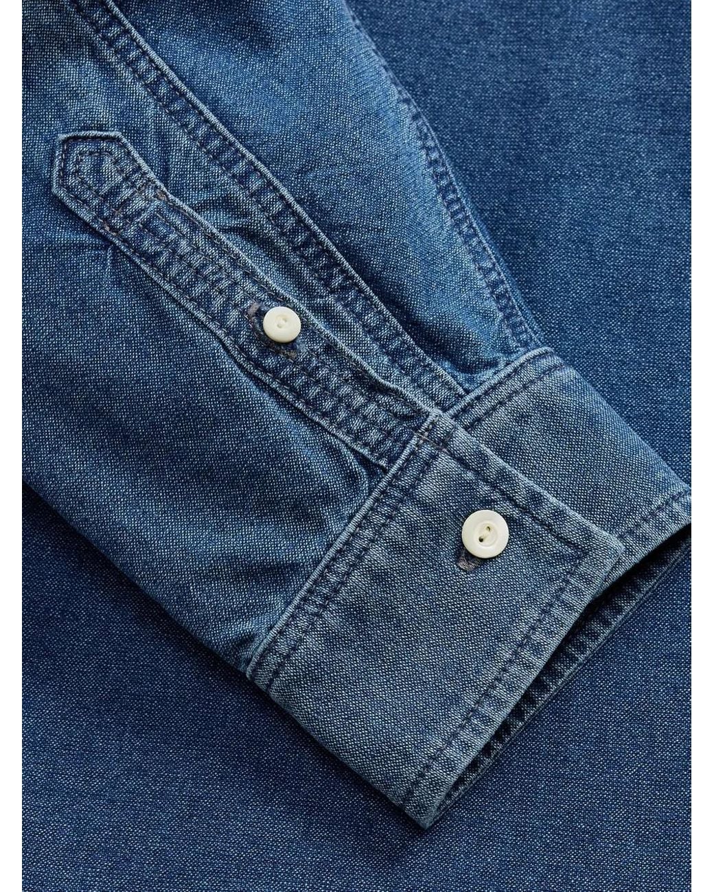 Camicia di RRL in Blue da Uomo