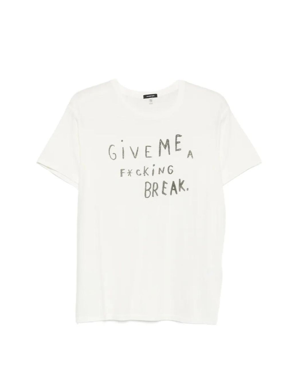 R13 White Give Me A Break Boy T-Shirt