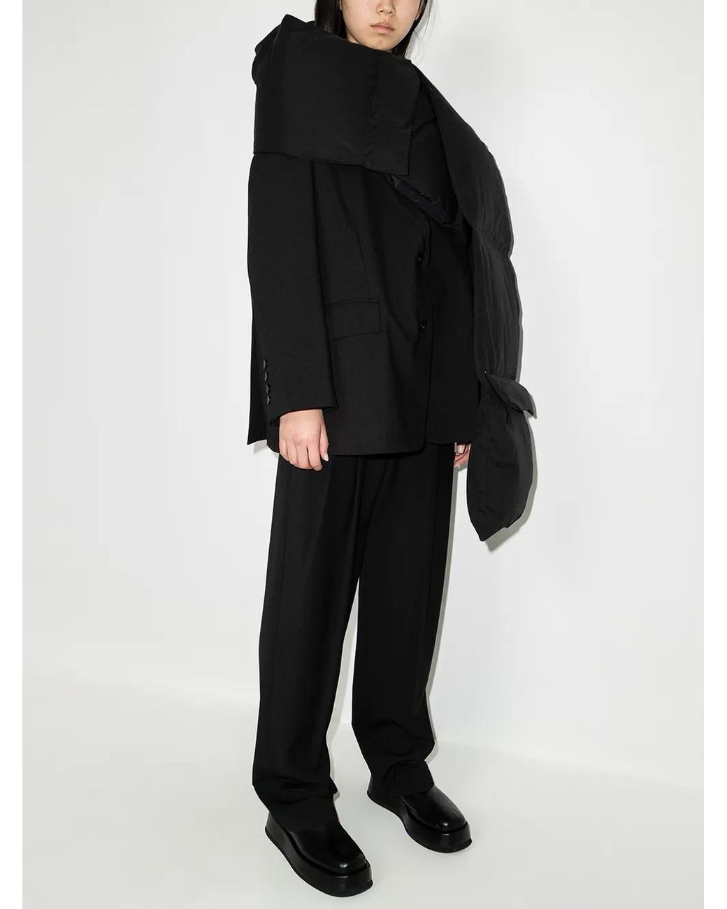 Frankie Shop Black Bea Oversized Blazer - Women's - Polyester/spandex/elastane