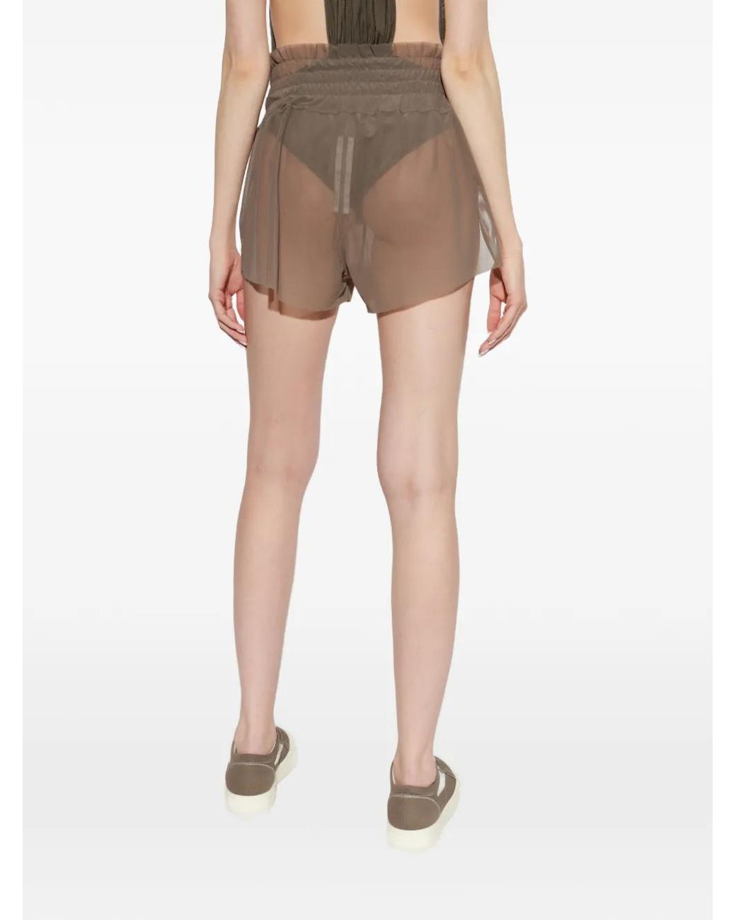 Rick Owens Gray Boxing Shorts