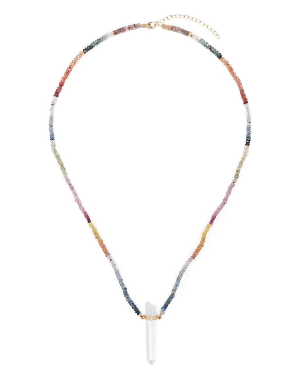 JIA JIA Metallic 14Kt Arizona Sapphire And Crystal Necklace