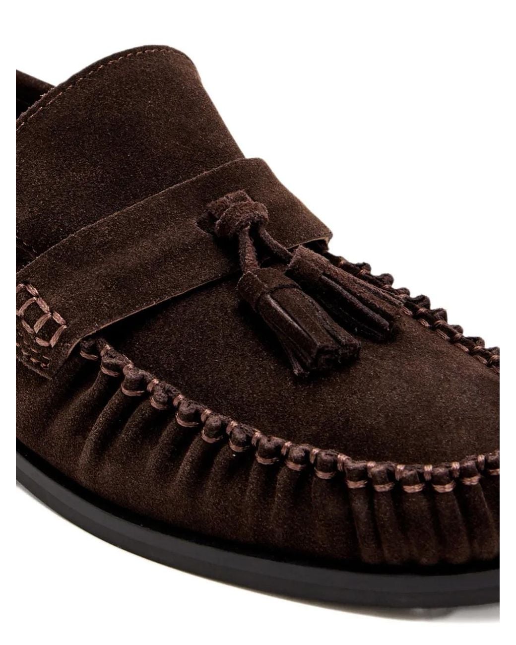 Senso Brown Suede Loafers