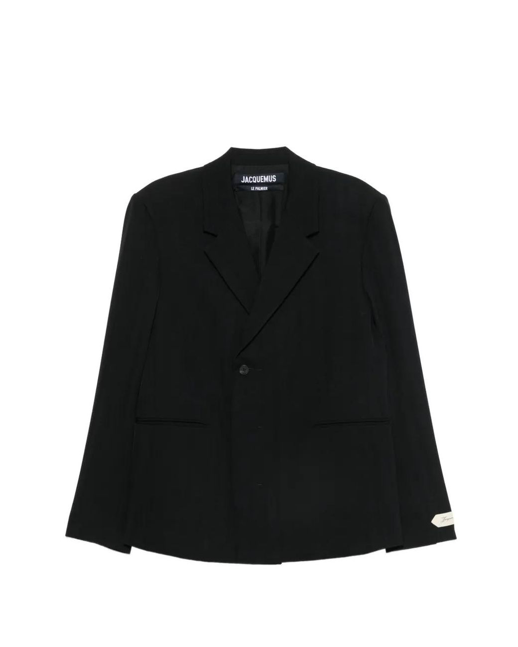 Jacquemus Black Double-Breasted Blazer for men