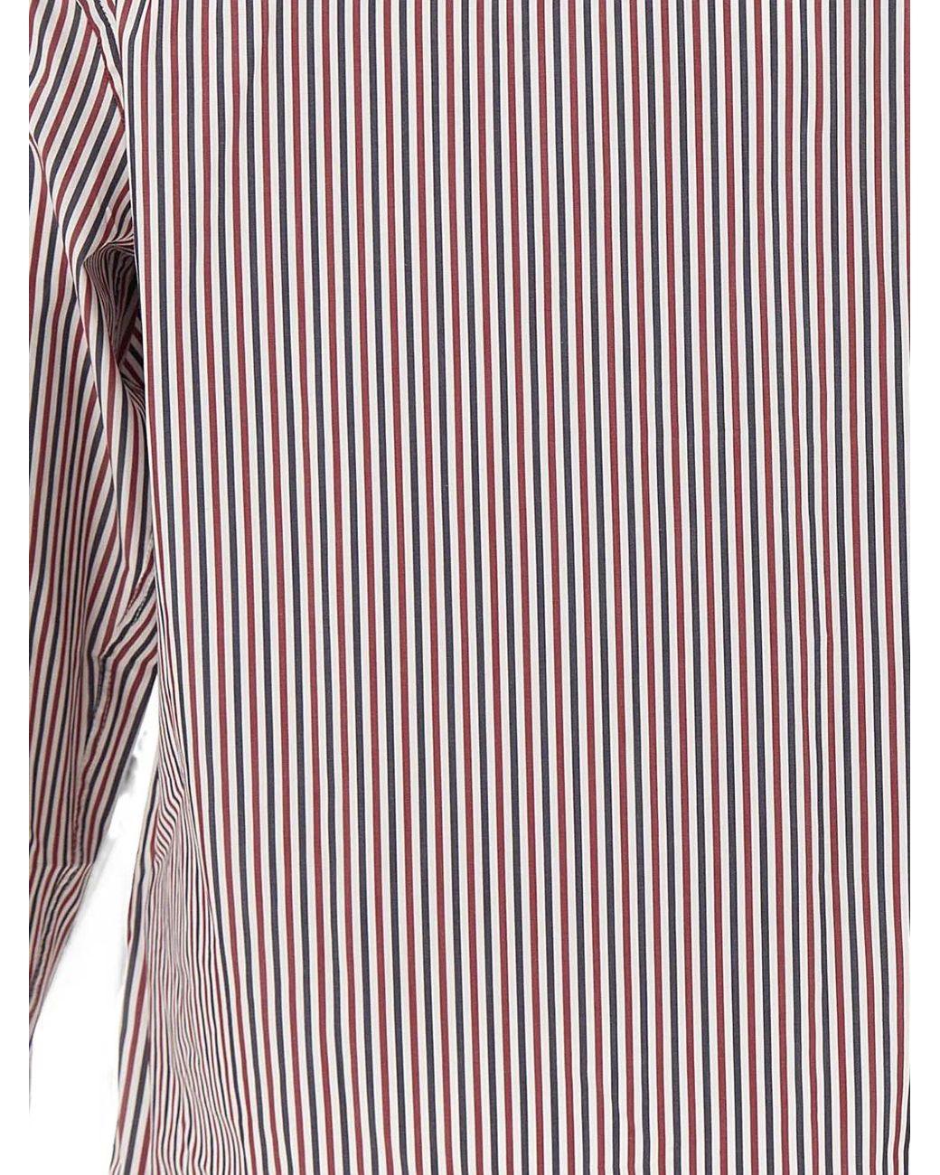 Paul & Shark Purple Chemise À Rayures for men