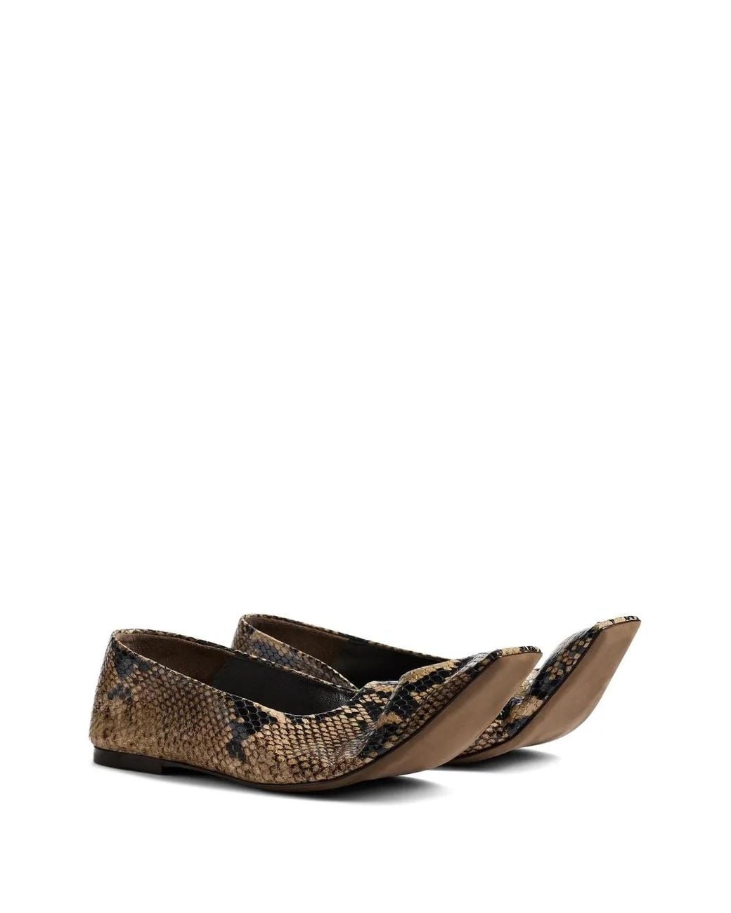 Khaite White Ballerines Marlene