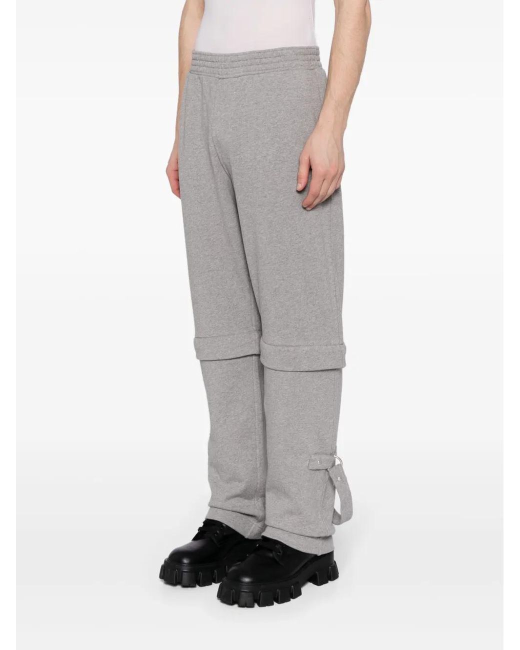 Givenchy Gray Straight Trousers for men