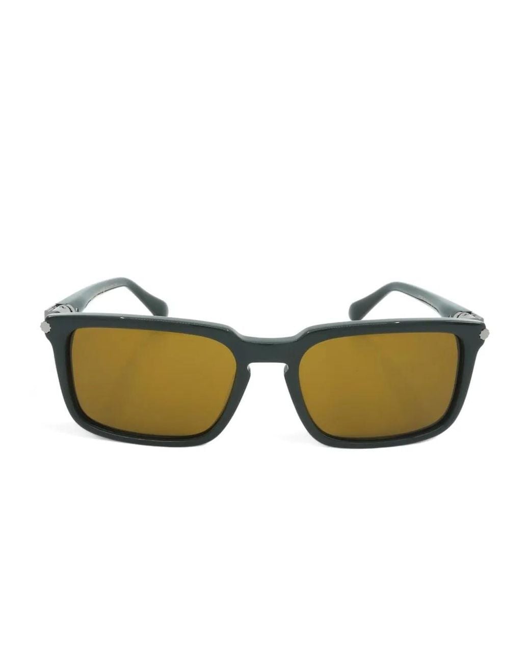 Ferragamo Eyewear Green Rectangle-Frame Sunglasses for men