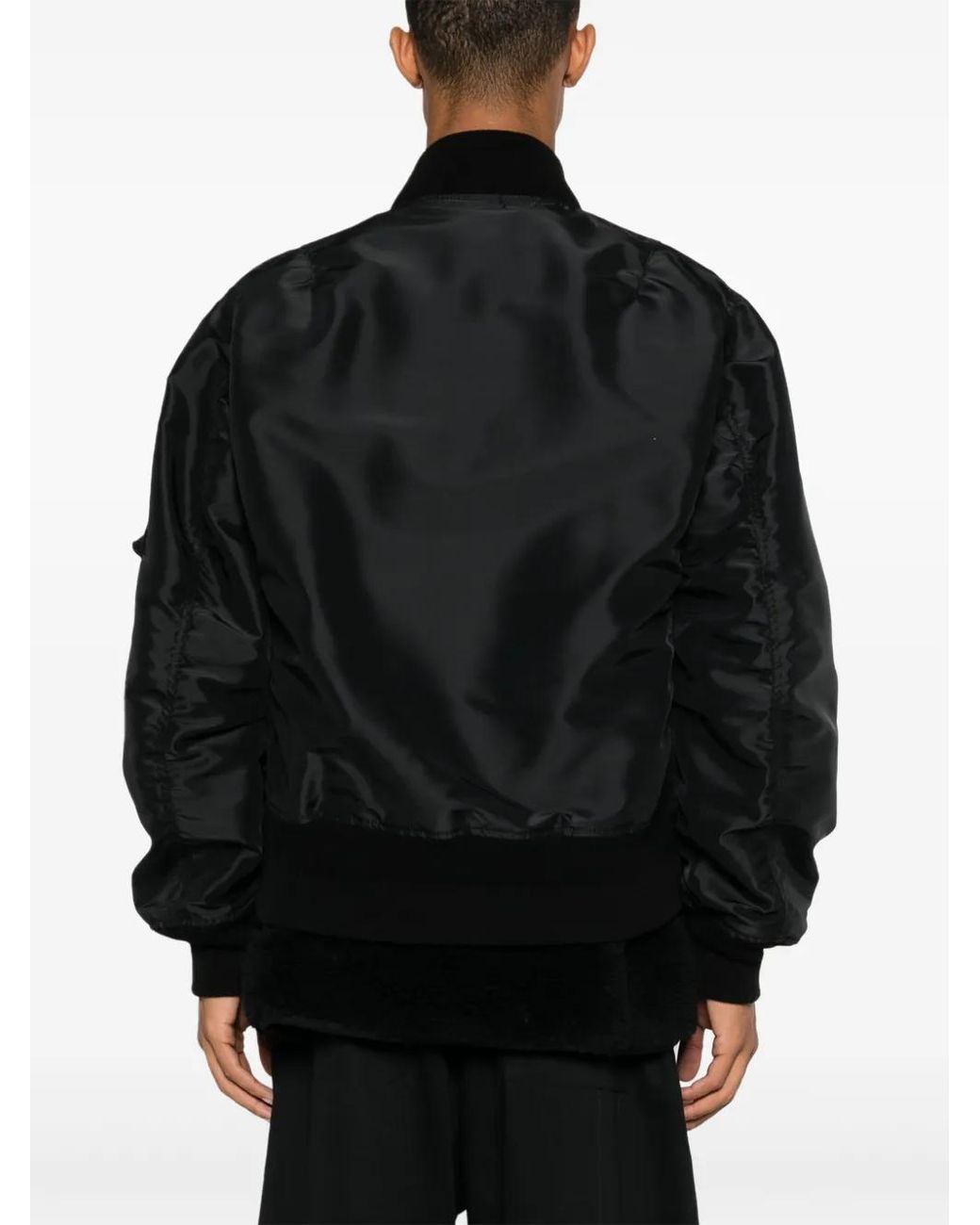 Bomber di Sacai in Black da Uomo
