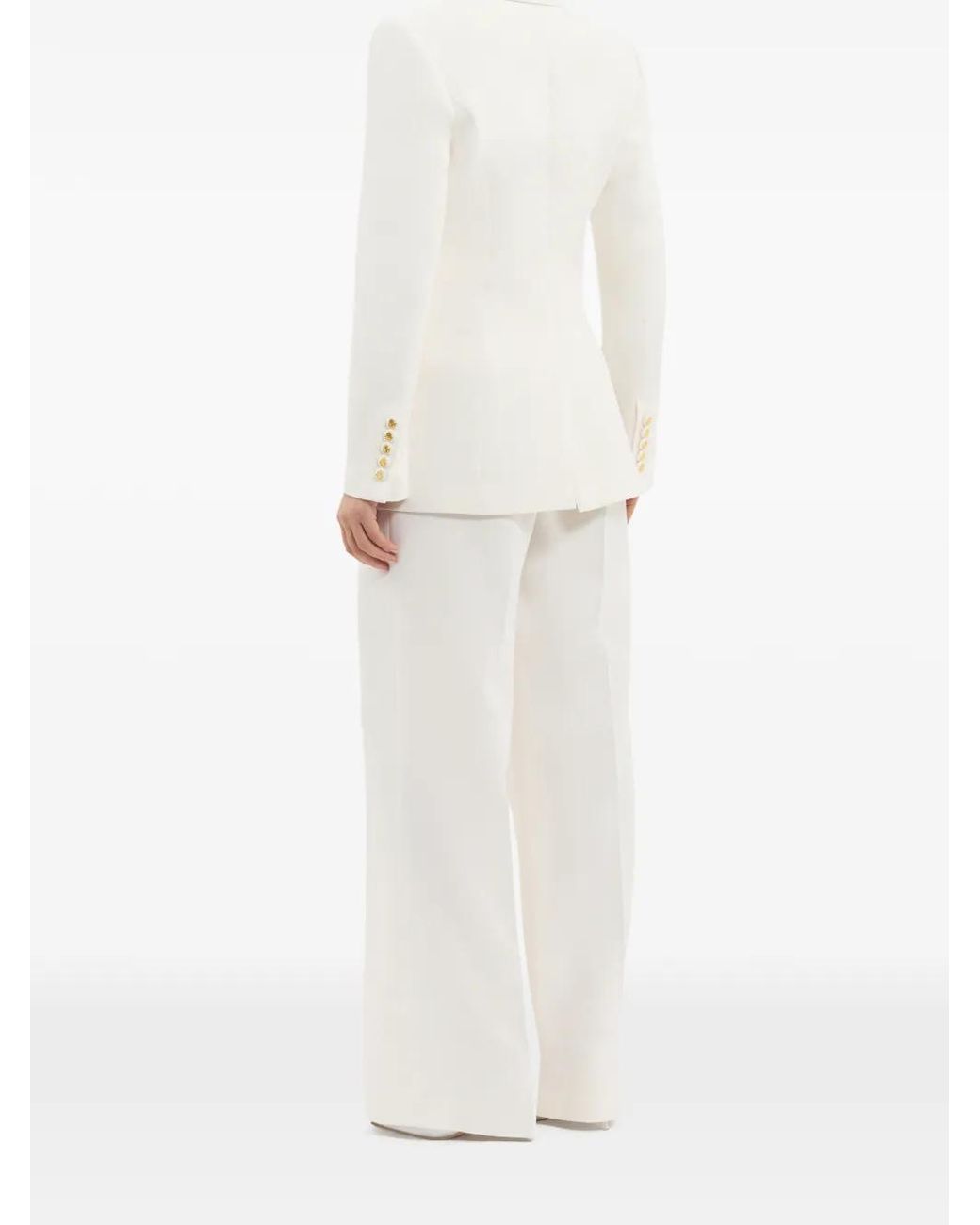 Rebecca Vallance White Odilia Wide Trousers