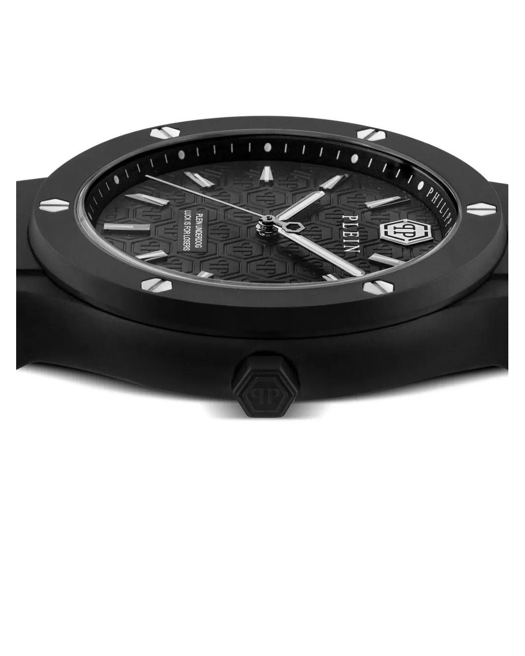 Philipp Plein Black Underdog 44Mm for men