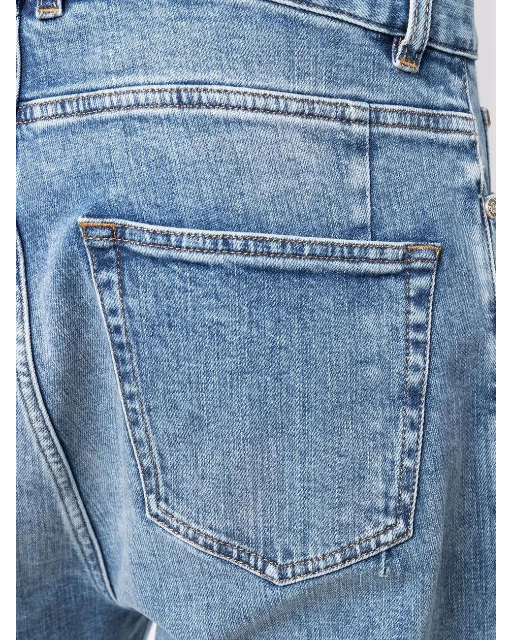 Vaqueros Slim Con Efecto Degradado Balmain de hombre de color Blue